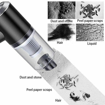 पोर्टेबल एयर डस्टर वायरलेस वैक्यूम क्लीनर